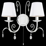 Бра Arte Lamp Romana Snow A1743AP-2WH Цвет арматуры белый Цвет плафонов белый от ImperiumLoft