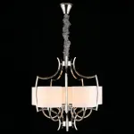 Подвесная люстра Aployt Zidoni APL.737.06.05 Цвет арматуры хром Цвет плафонов белый от ImperiumLoft