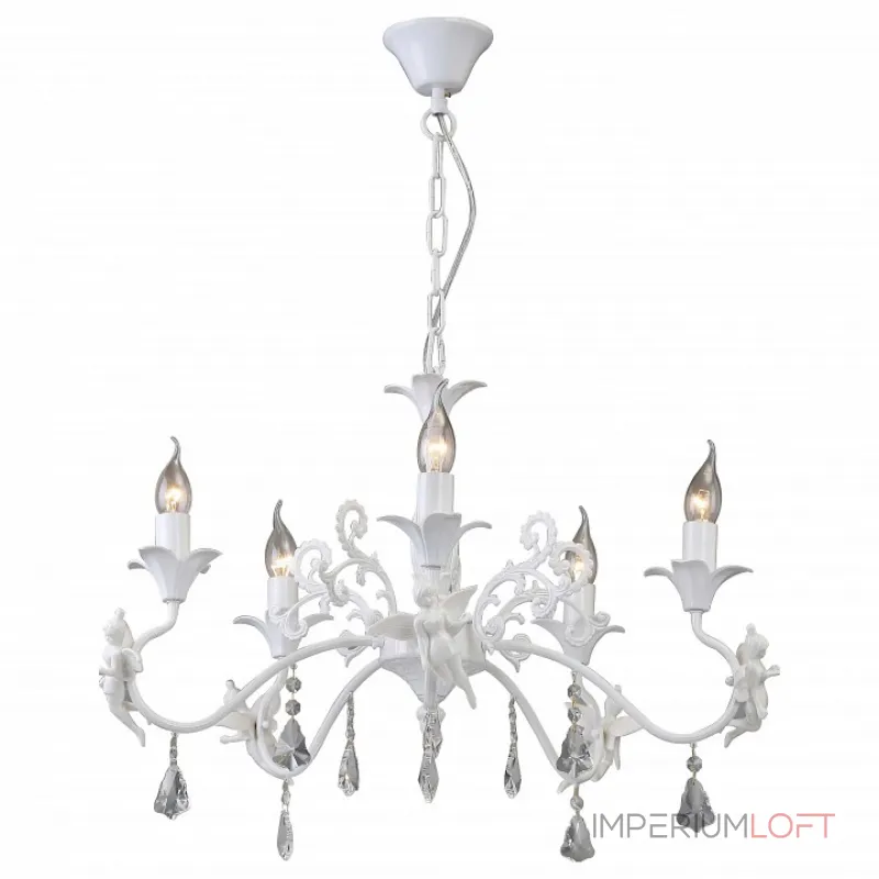 Подвесная люстра Arte Lamp Angelina A5349LM-5WH