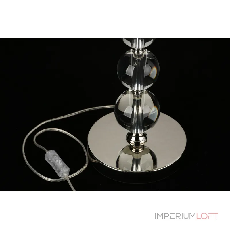 Настольная лампа декоративная Aployt Gaell APL.704.04.01 Цвет арматуры хром Цвет плафонов кремовый от ImperiumLoft