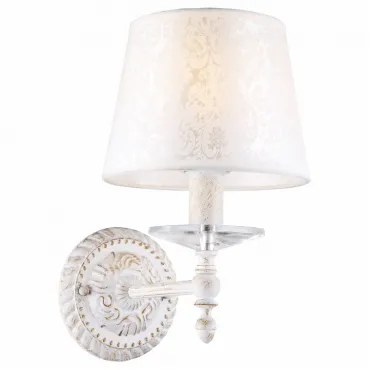 Бра Arte Lamp Granny A9566AP-1WG Цвет арматуры золото Цвет плафонов белый Бра Arte Lamp Granny A9566AP-1WG Цвет арматуры золото Цвет плафонов белый