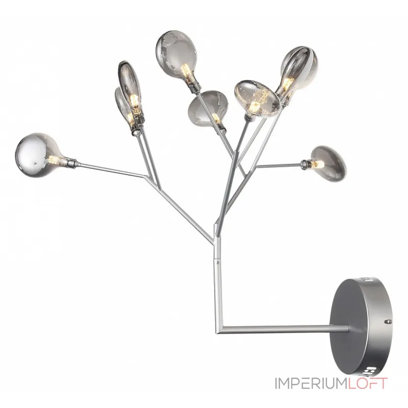 Бра ST-Luce Riccardo SL411.111.09 Цвет арматуры серебро Цвет плафонов серый от ImperiumLoft Бра ST-Luce Riccardo SL411.111.09 Цвет арматуры серебро Цвет плафонов серый от ImperiumLoft