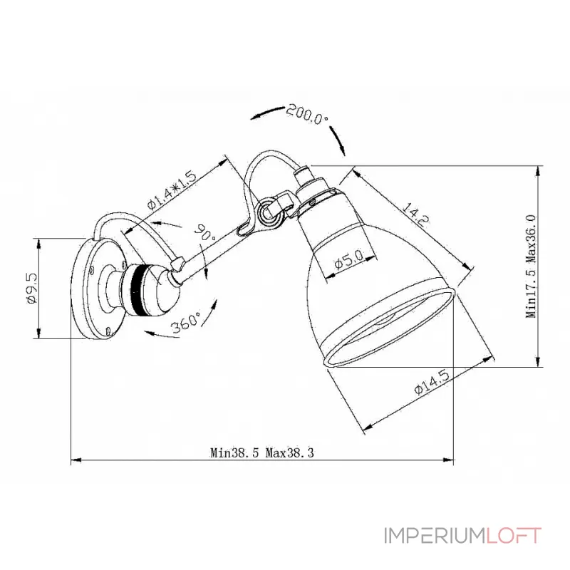 Бра Lightstar Loft 765607 Цвет арматуры черный Цвет плафонов черный от ImperiumLoft Бра Lightstar Loft 765607 Цвет арматуры черный Цвет плафонов черный от ImperiumLoft
