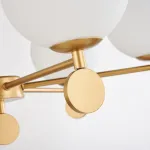 Подвесная люстра Favourite Absolute 2928-6P Цвет арматуры золото Цвет плафонов белый от ImperiumLoft