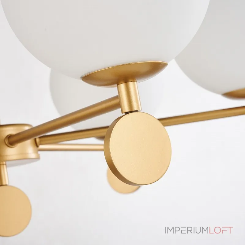 Подвесная люстра Favourite Absolute 2928-6P Цвет арматуры золото Цвет плафонов белый от ImperiumLoft Подвесная люстра Favourite Absolute 2928-6P Цвет арматуры золото Цвет плафонов белый от ImperiumLoft