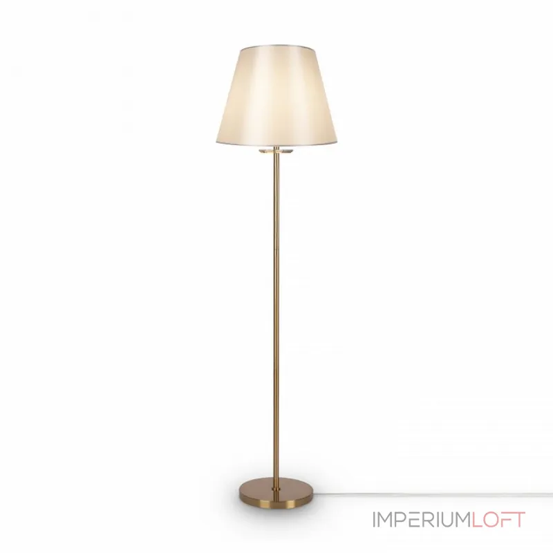 Торшер Freya Forte FR1006FL-01G Цвет арматуры золото Цвет плафонов белый от ImperiumLoft