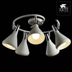 Спот Arte Lamp Ciclone A9155PL-5WH Цвет арматуры хром Цвет плафонов белый от ImperiumLoft
