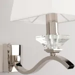 Бра Aployt Emilia APL.723.01.01 Цвет арматуры никель Цвет плафонов белый от ImperiumLoft