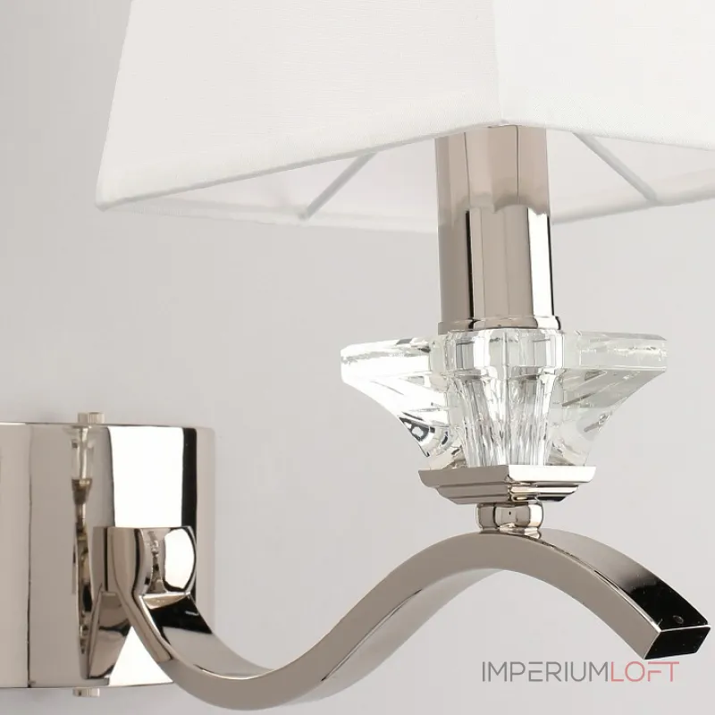 Бра Aployt Emilia APL.723.01.01 Цвет арматуры никель Цвет плафонов белый от ImperiumLoft