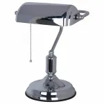 Настольная лампа офисная Arte Lamp Banker A2494LT-1CC Цвет арматуры хром Цвет плафонов хром от ImperiumLoft