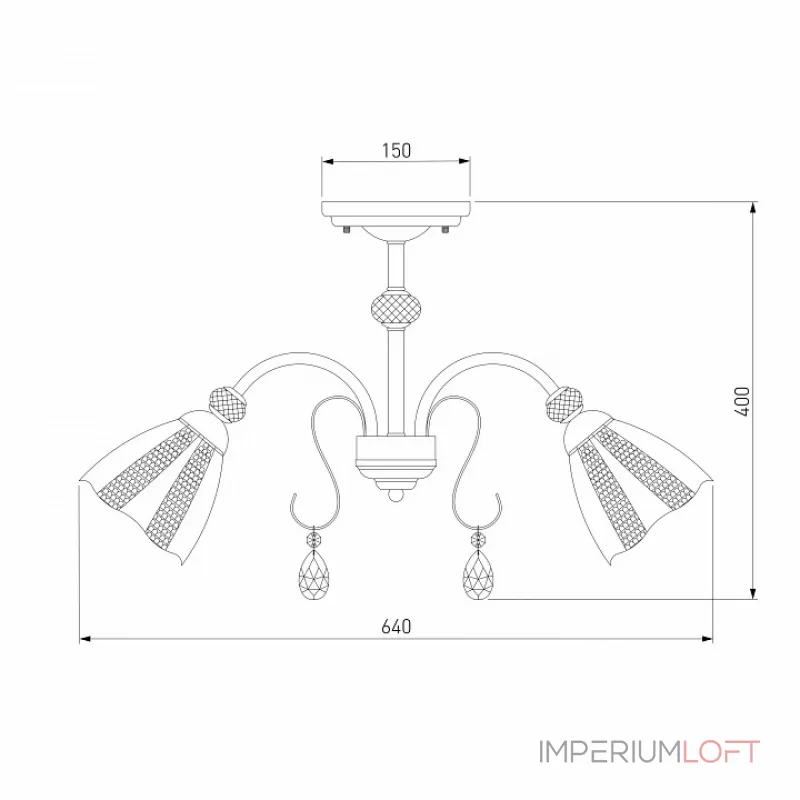Потолочная люстра 30155/5