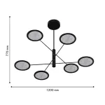 Люстра на штанге Favourite Imma 4375-6P