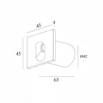 Встраиваемый светильник Denkirs DK1011 DK1012-WH от ImperiumLoft