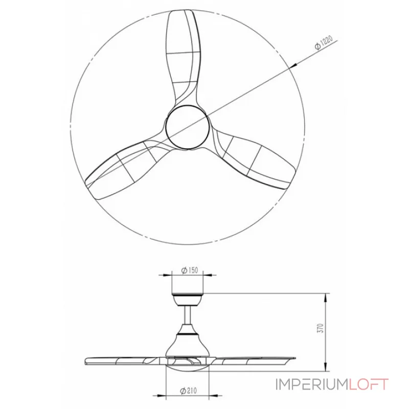 Потолочный светильник с вентилятором Sonex VIVA LED 7702/24L Потолочный светильник с вентилятором Sonex VIVA LED 7702/24L