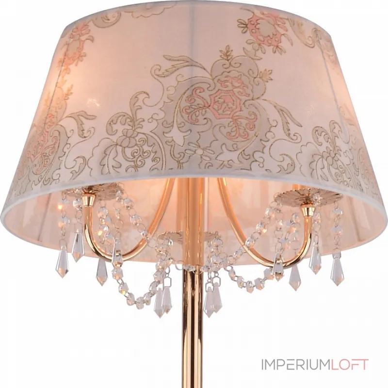 Торшер Arte Lamp Armonico A5008PN-3GO Цвет арматуры золото Цвет плафонов белый от ImperiumLoft