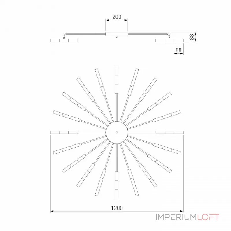 Потолочная люстра Bogate's Bastone 553 Цвет арматуры никель Цвет плафонов белый от ImperiumLoft Потолочная люстра Bogate's Bastone 553 Цвет арматуры никель Цвет плафонов белый от ImperiumLoft