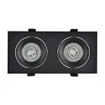 Встраиваемый светильник Donolux DL1841 DL18412/02TSQ Black от ImperiumLoft