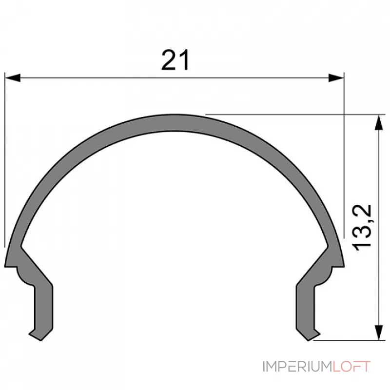 Профиль накладной  Deko-Light R-01-15 984534 от ImperiumLoft
