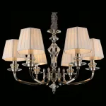 Подвесная люстра Aployt Jula APL.707.03.06 Цвет арматуры хром Цвет плафонов белый от ImperiumLoft