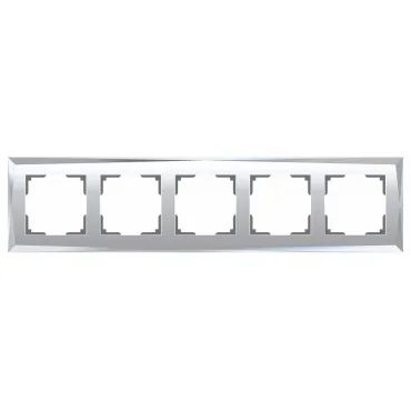 Рамка на 5 постов Werkel зеркальный W0051220 Рамка на 5 постов Werkel зеркальный W0051220