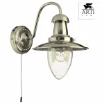 Бра Arte Lamp Fisherman A5518AP-1SS Цвет арматуры серебро Цвет плафонов прозрачный от ImperiumLoft