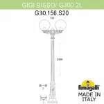 Фонарный столб Fumagalli Globe 300 G30.156.S20.BYE27 от ImperiumLoft