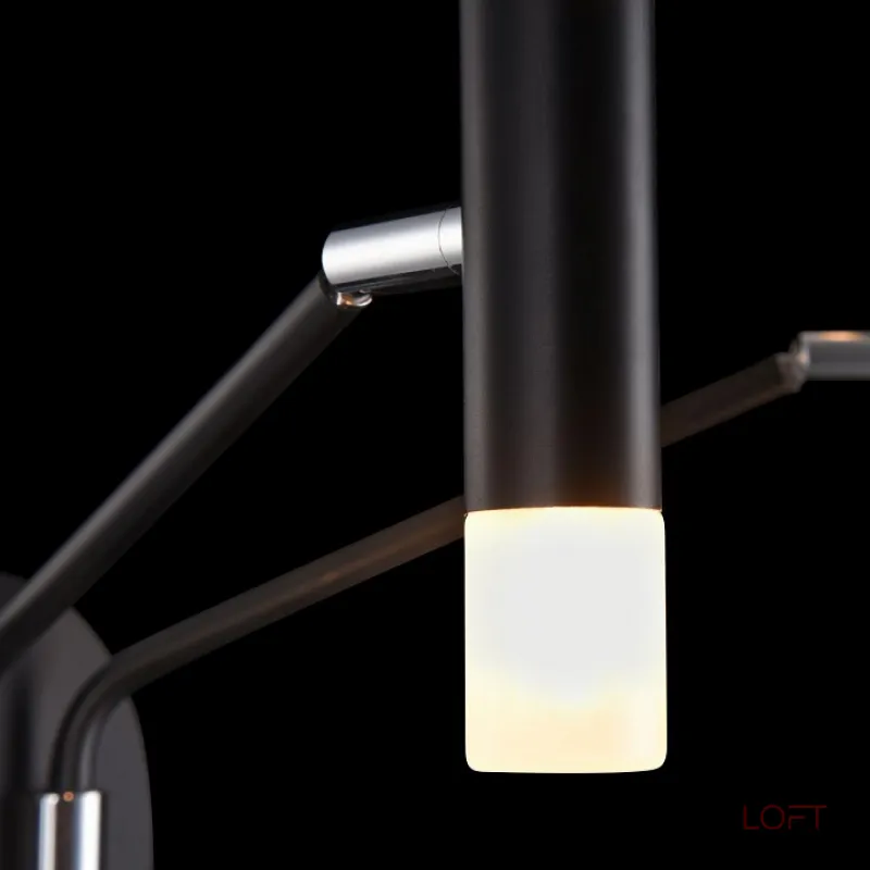 Бра Maytoni Vigo MOD620WL-04B Цвет арматуры черный Цвет плафонов черно-белый от ImperiumLoft