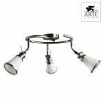 Спот Arte Lamp Vento A9231PL-3AB Цвет арматуры бронза Цвет плафонов белый от ImperiumLoft