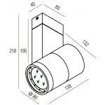 Светильник на штанге Donolux DL18422 DL18422/11WW-White Dim от ImperiumLoft