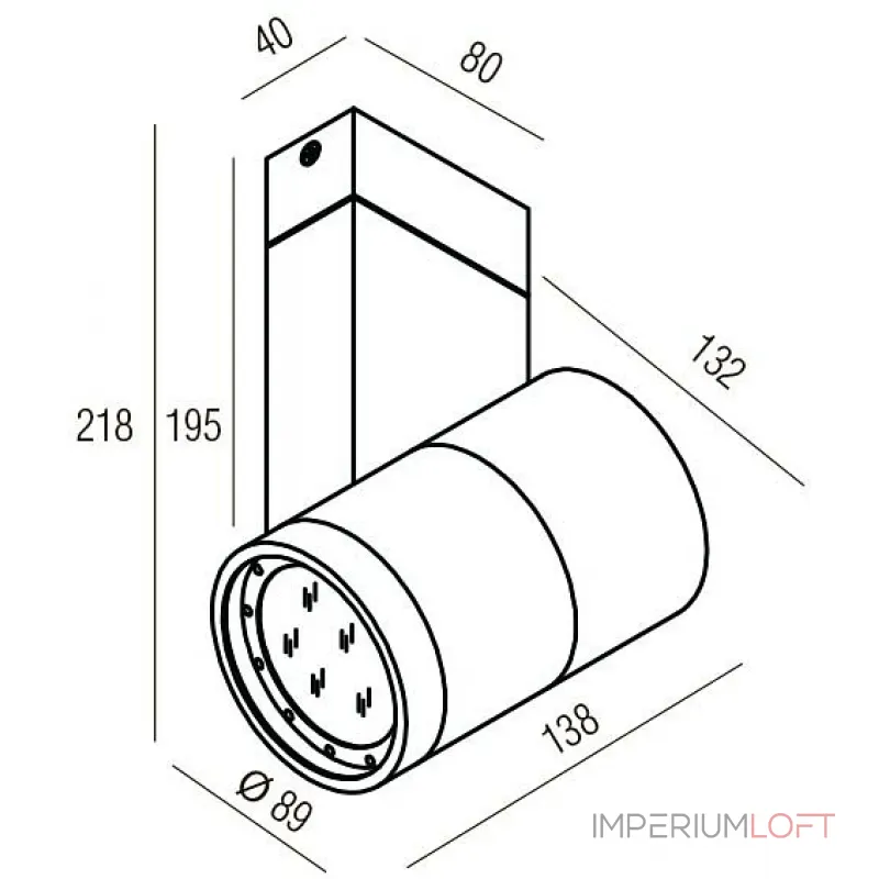 Светильник на штанге Donolux DL18422 DL18422/11WW-White Dim от ImperiumLoft