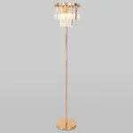 Торшер Eurosvet Elegante 01137/3 золото/прозрачный хрусталь Strotskis от ImperiumLoft