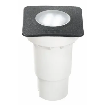 Встраиваемый в дорогу светильник Ideal Lux Ceci Square CECI FI1 SQUARE SMALL Цвет арматуры белый Цвет плафонов черный Встраиваемый в дорогу светильник Ideal Lux Ceci Square CECI FI1 SQUARE SMALL Цвет арматуры белый Цвет плафонов черный