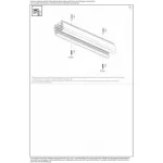 Трек Ideal Lux Link Trimless Track LINK TRIMLESS TRACK 2000mm BLACK от ImperiumLoft