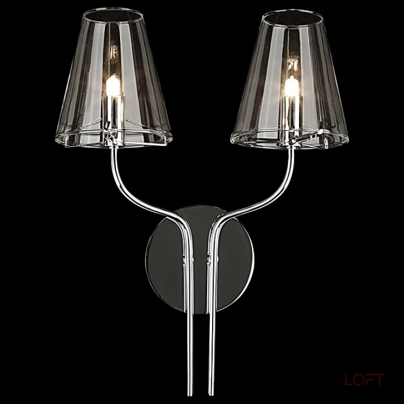 Бра Lightstar Diafano 758624 Цвет арматуры хром Цвет плафонов прозрачный от ImperiumLoft Бра Lightstar Diafano 758624 Цвет арматуры хром Цвет плафонов прозрачный от ImperiumLoft