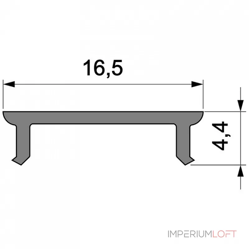 Профиль накладной Deko-Light P-01-12 983022 от ImperiumLoft Профиль накладной Deko-Light P-01-12 983022 от ImperiumLoft