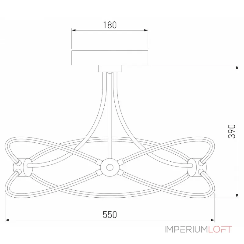 Потолочная люстра 90246/6 Потолочная люстра 90246/6