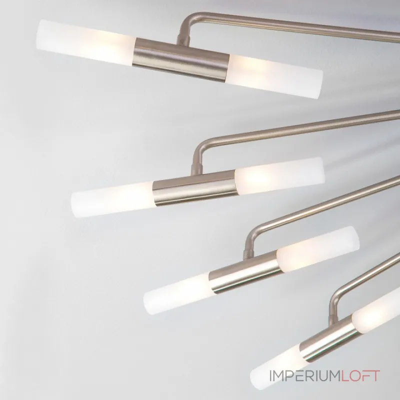 Потолочная люстра Bogate's Bastone 553 Цвет арматуры никель Цвет плафонов белый от ImperiumLoft Потолочная люстра Bogate's Bastone 553 Цвет арматуры никель Цвет плафонов белый от ImperiumLoft