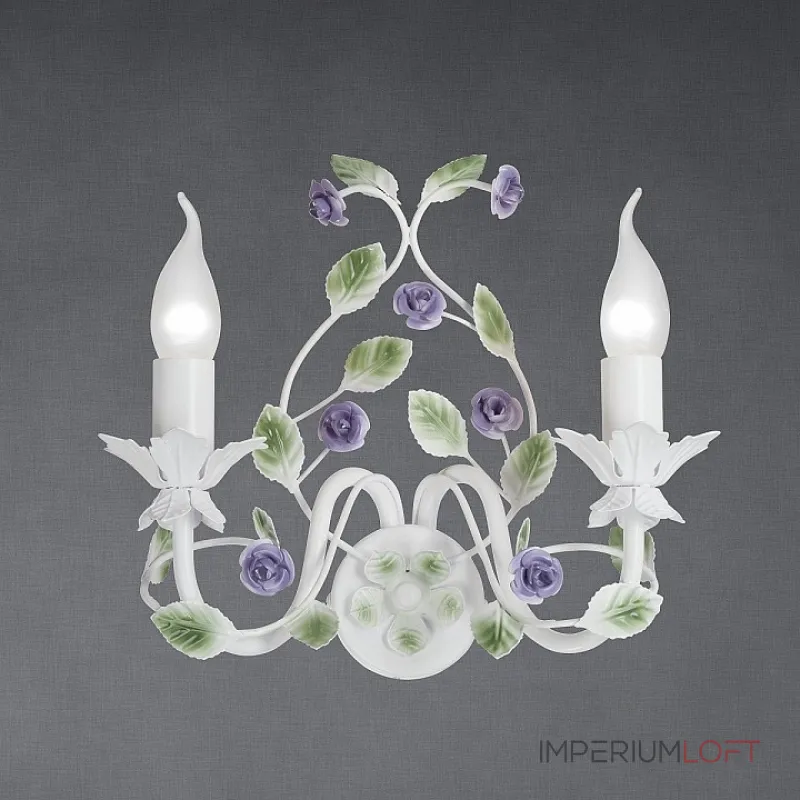 Бра Vitaluce V1794 V1794-0/2A Цвет арматуры белый Цвет плафонов белый от ImperiumLoft