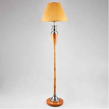 Напольный светильник с тканевым абажуром 009/1T янтарный