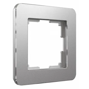 Рамка на 1 пост Werkel Platinum алюминий W0012606 Рамка на 1 пост Werkel Platinum алюминий W0012606