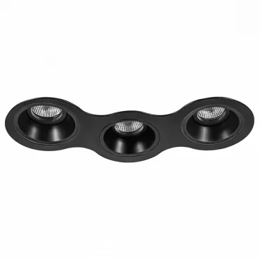 Встраиваемый светильник Lightstar Domino D697070707 цвет арматуры черный
