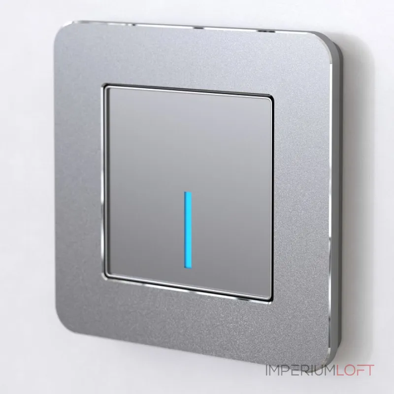 Рамка на 1 пост Werkel Platinum алюминий W0012606 от ImperiumLoft