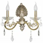 Бра Dio D’Arte Trento Trento E 2.1.2 G Цвет плафонов прозрачный Цвет арматуры золото от ImperiumLoft