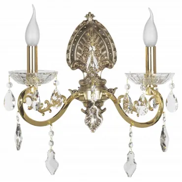 Бра Dio D’Arte Trento Trento E 2.1.2 G Цвет плафонов прозрачный Цвет арматуры золото