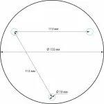 Наземный низкий светильник Elektrostandard Techno 1508 TECHNO black черный от ImperiumLoft