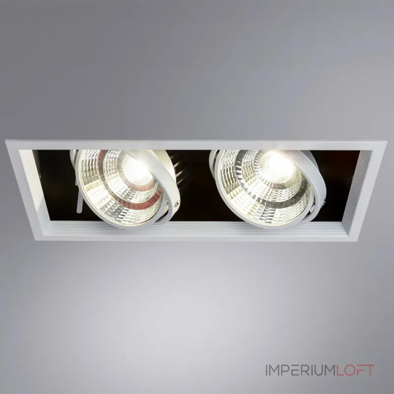 Встраиваемый светильник Arte Lamp Merga A8450PL-2WH Цвет арматуры Белый от ImperiumLoft Встраиваемый светильник Arte Lamp Merga A8450PL-2WH Цвет арматуры Белый от ImperiumLoft