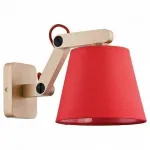 Бра Alfa Joga Red 22240 Цвет арматуры черный Цвет плафонов красный от ImperiumLoft