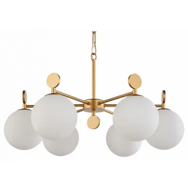 Подвесная люстра Favourite Absolute 2928-6P Цвет арматуры золото Цвет плафонов белый Подвесная люстра Favourite Absolute 2928-6P Цвет арматуры золото Цвет плафонов белый
