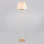 Торшер Eurosvet Sortino 01072/1 золото Цвет арматуры золото Цвет плафонов белый от ImperiumLoft