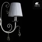 Бра Arte Lamp Romana Snow A1743AP-2WH Цвет арматуры белый Цвет плафонов белый от ImperiumLoft